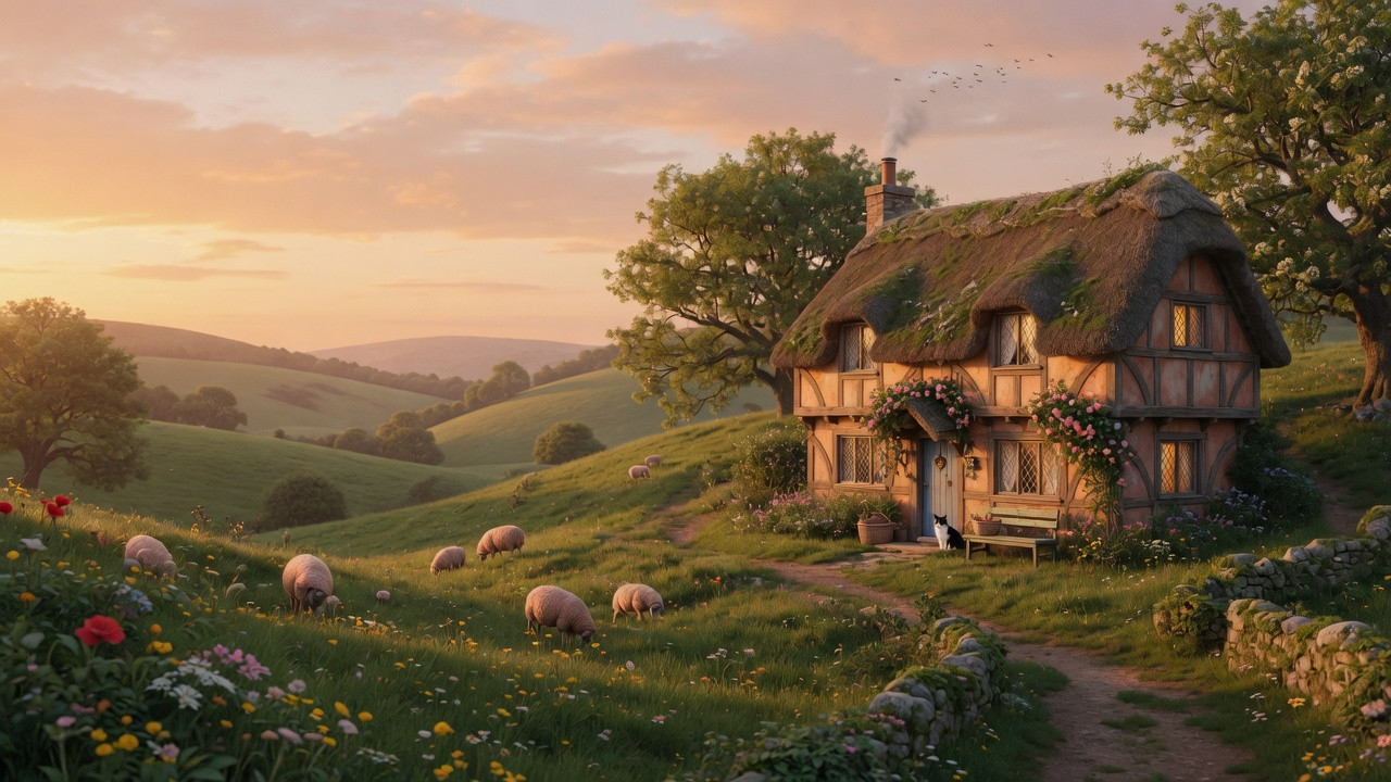 Редакционная иллюстрация ожидания возвращения в Альбион в Fable